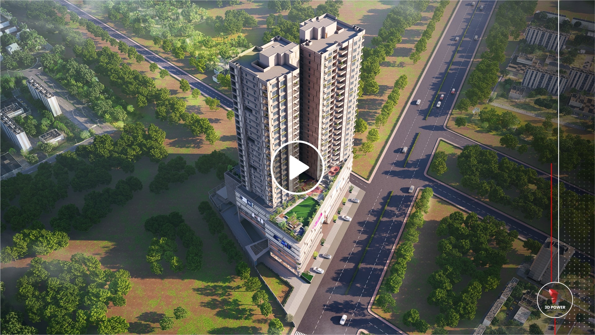 3D Architectural Animation of Melliza Towers | Best 3D Walkthrough of High-Rise Apartment in Pune