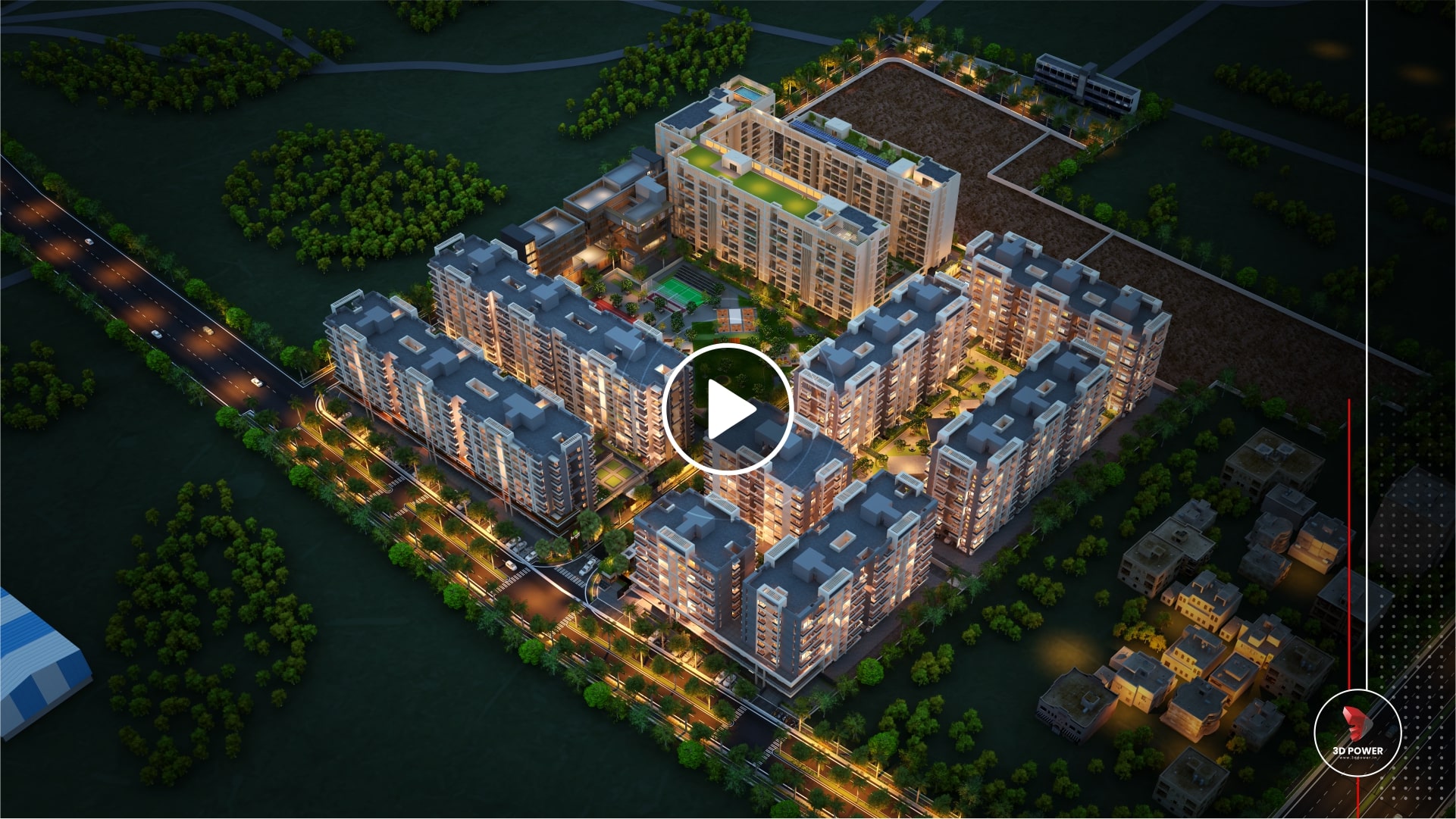 Latest 3D Architectural Animation of My World Project At Aurangabad