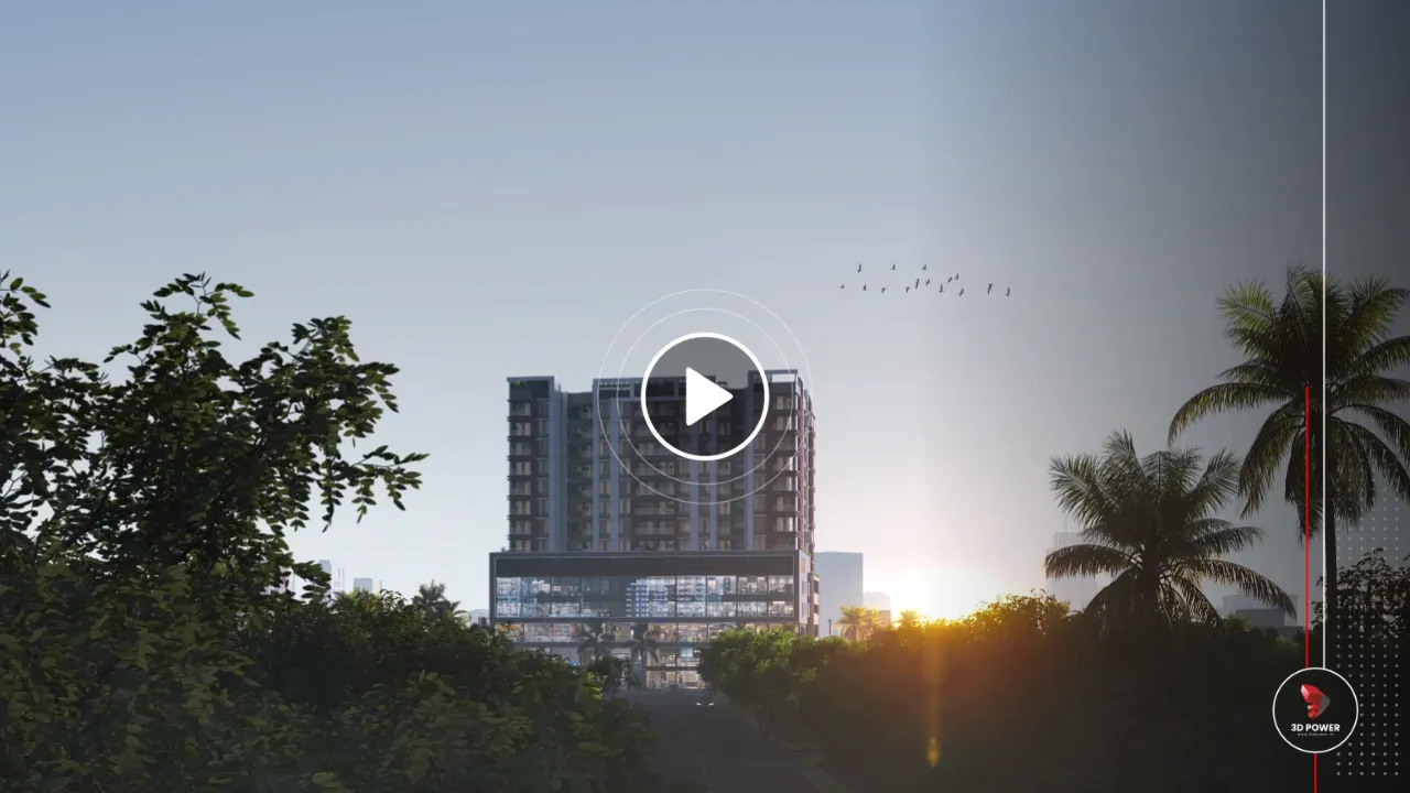 Commercial Tower Rendering